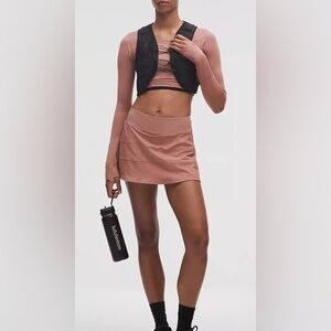 🎀 Lululemon Mid-Rise Skirt — Pink — Size 10 🩷🏃‍♀️
